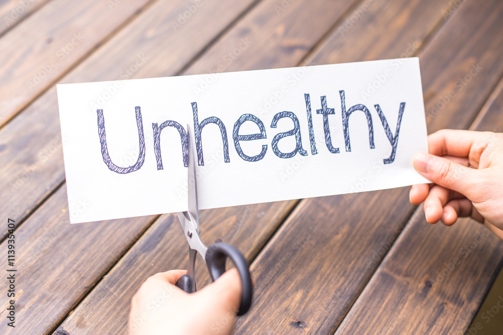 unhealthy to heathy by scissors unhealthy to heathy by scissors