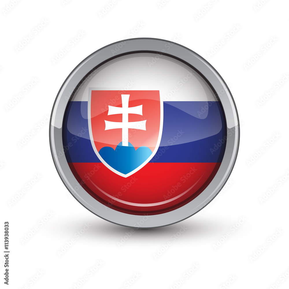 Obraz premium flag button