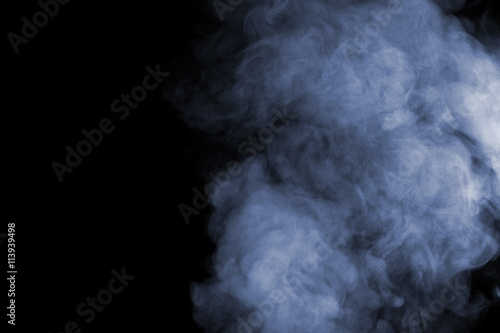 Blue water vapor