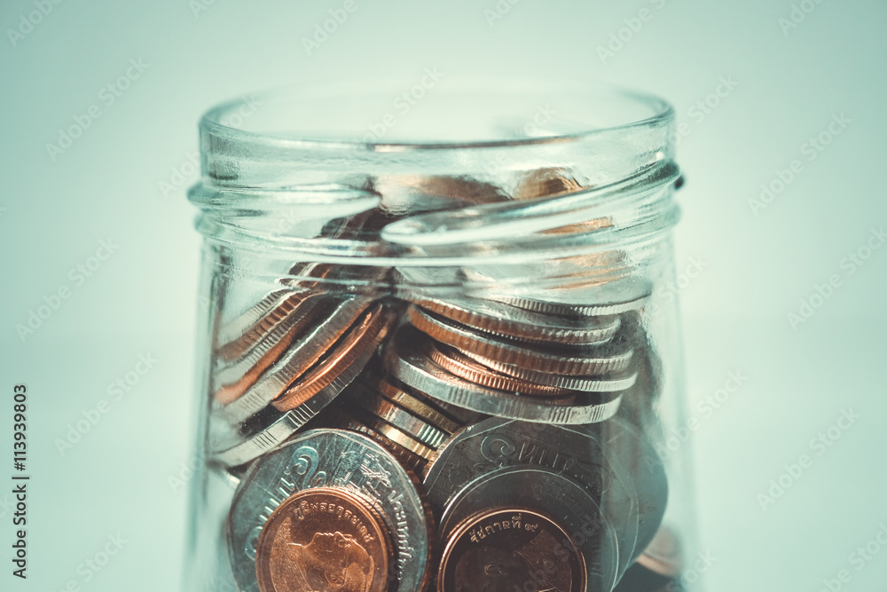 business finance. save money for investment concept money in the business finance. save money for investment concept money in the