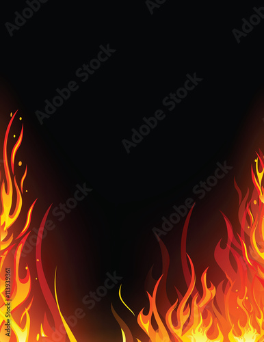Fire flame background 