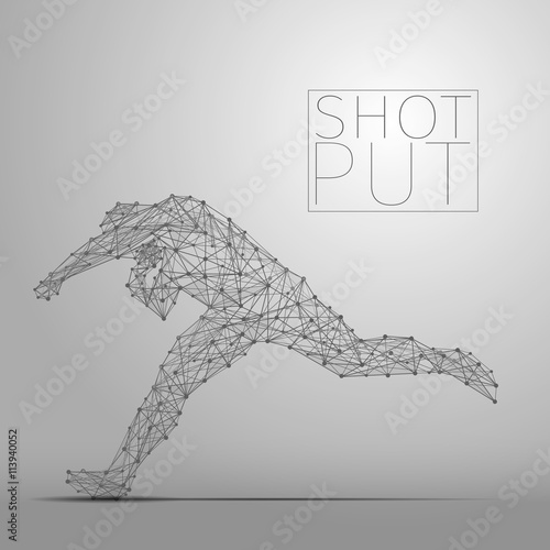 shot putter gray