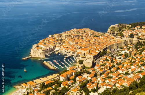 Panorama of Dubrovnik, Croatia 