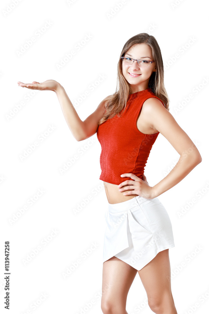 young woman represents something young woman represents something