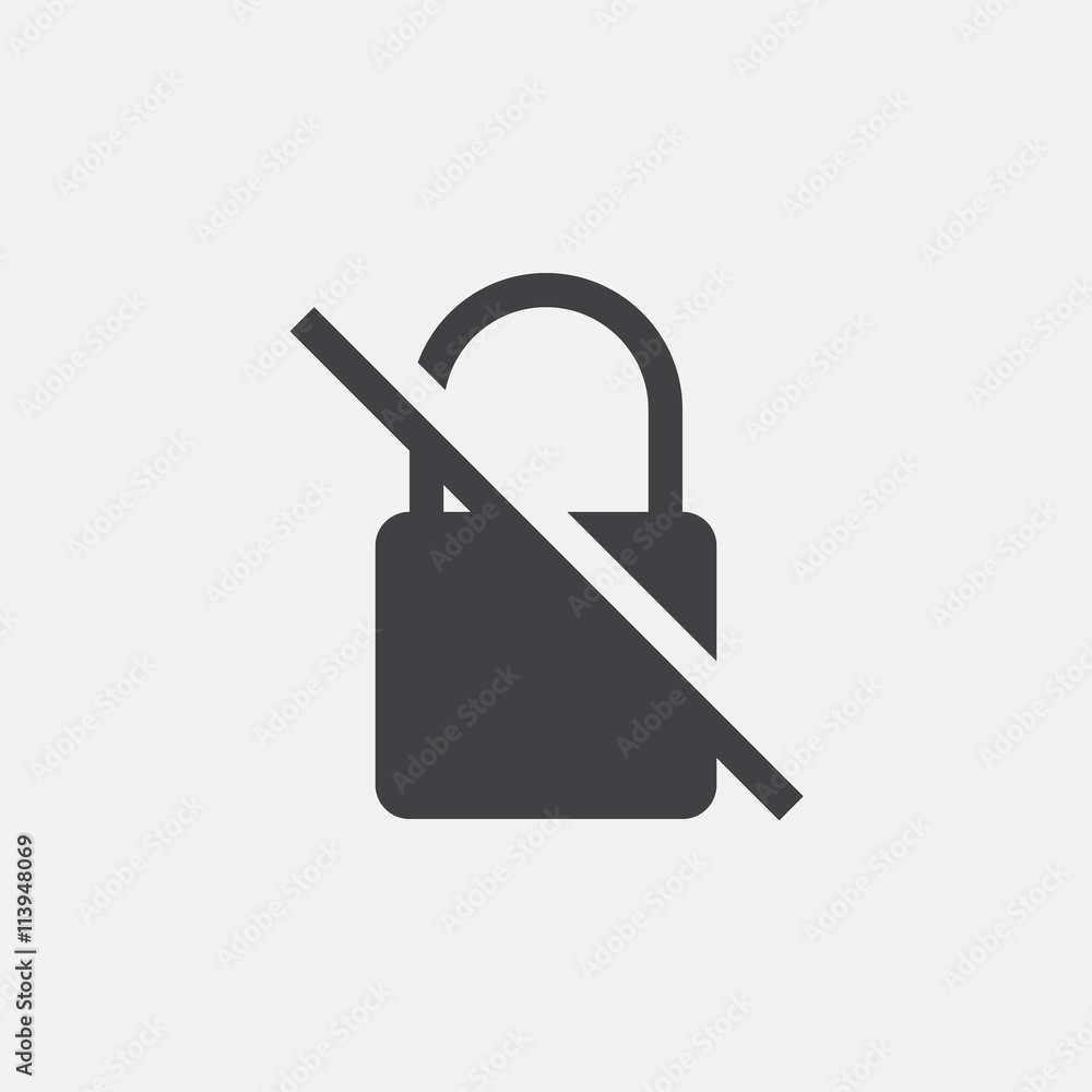 no encryption icon no encryption icon