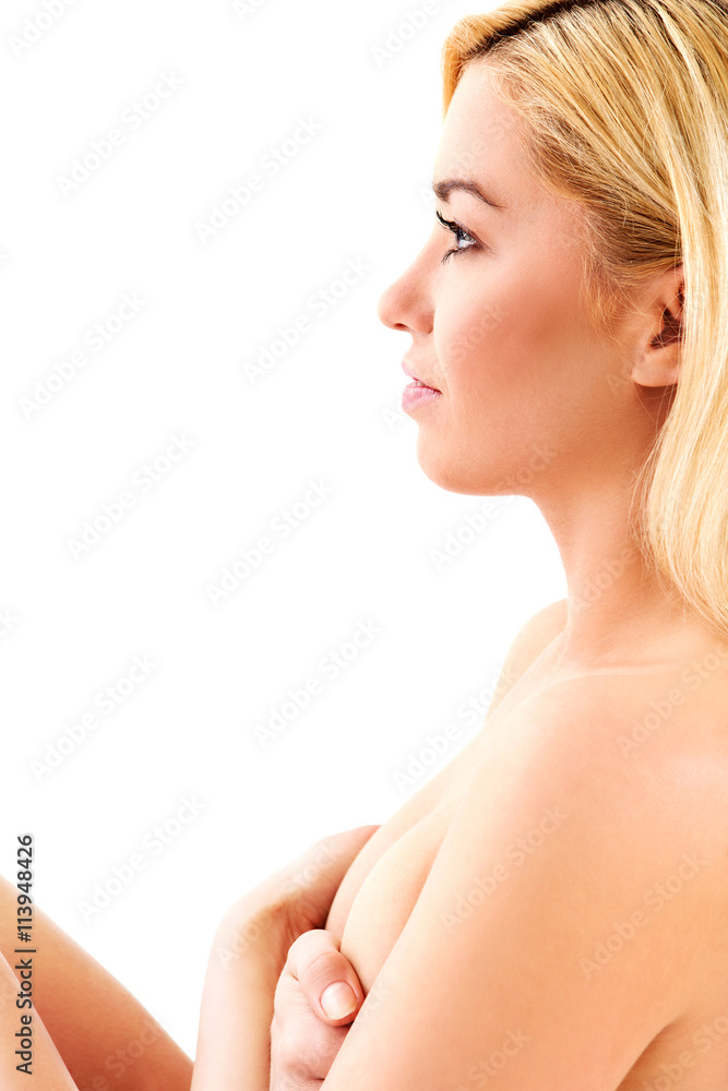 Portrait of naked woman.