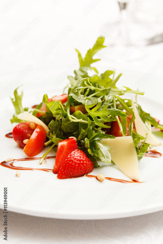 salad with strawberries salad with strawberries