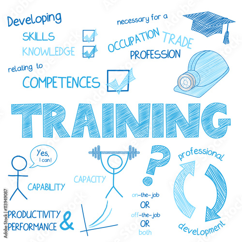 TRAINING Vector Concept Icons 
