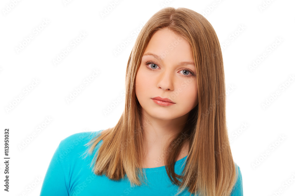 Young woman with smile Young woman with smile
