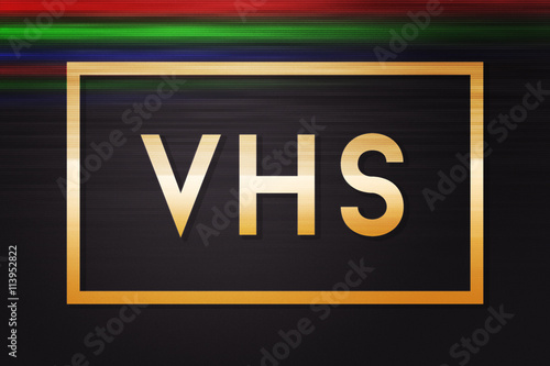 VHS Glitch Background