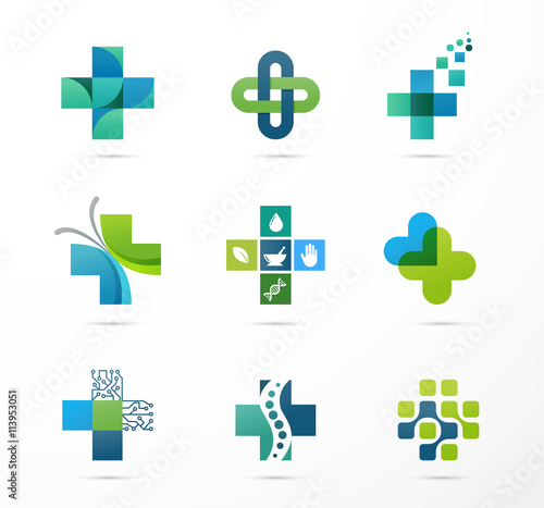 medical, healthcare and pharmacy icons