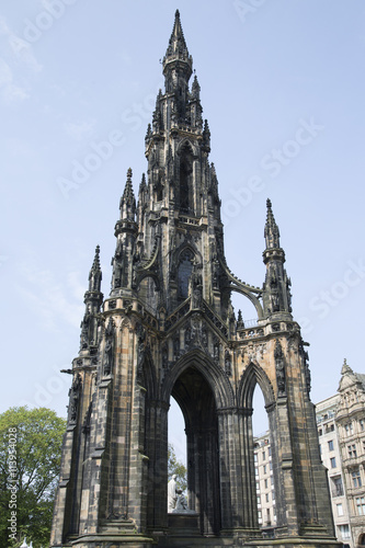 Obraz na płótnie Walter Scott Monument, Edinburgh, Scotland w salonie