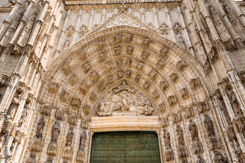 Seville Cathedral, Spain. Famous landmark.