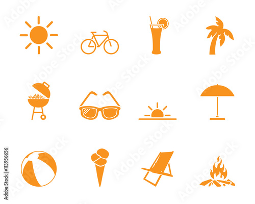 Iconset Sommer - Orange