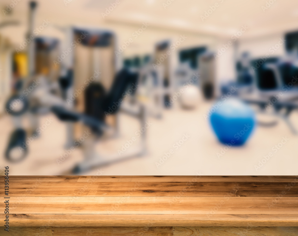 wooden floor with workout gym background wooden floor with workout gym background
