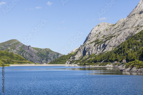 Mountain lake in the Dolomites - Italy