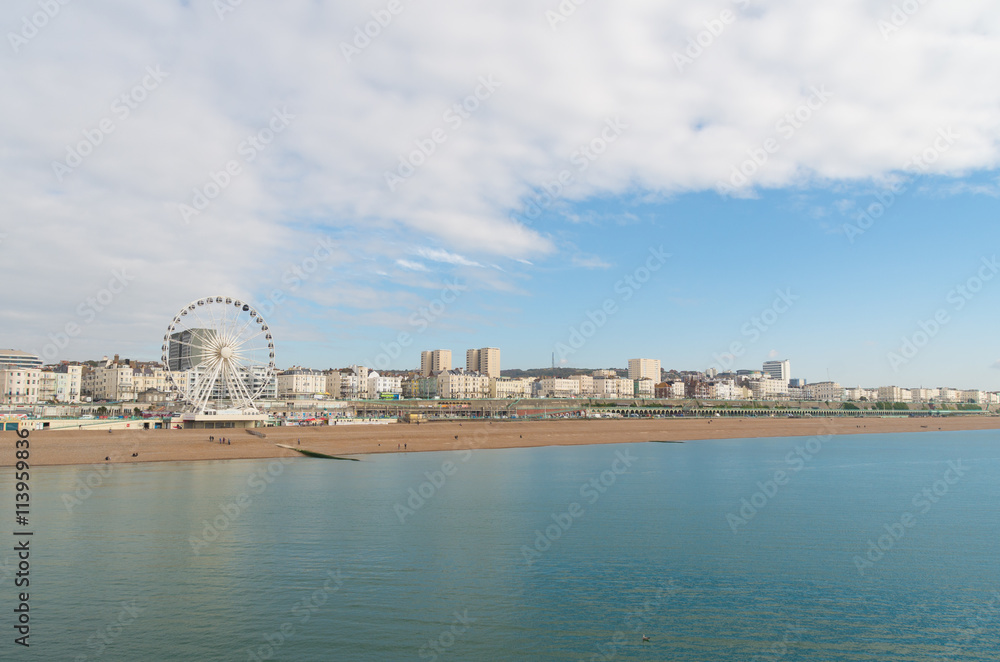 Brighton seen from the pier
