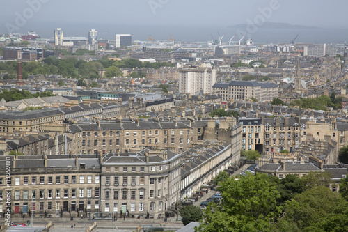 Cityscape of view over Edinburgh  Scotland © kevers