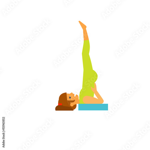 Sarvangasana Pose Icon