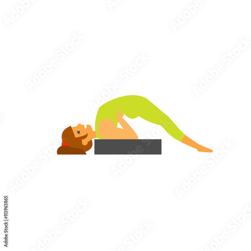 Setu Bandha Sarvangasana Pose Icon