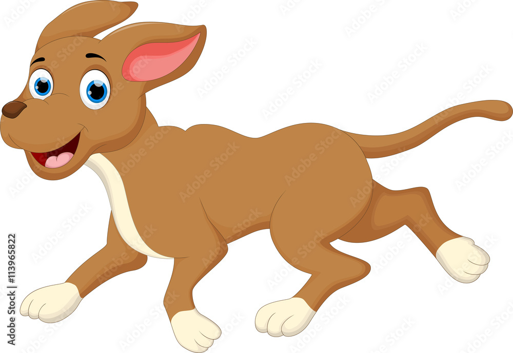 Cartoon Dog Running