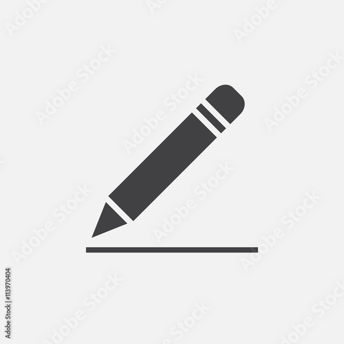 pencil icon, edit sign