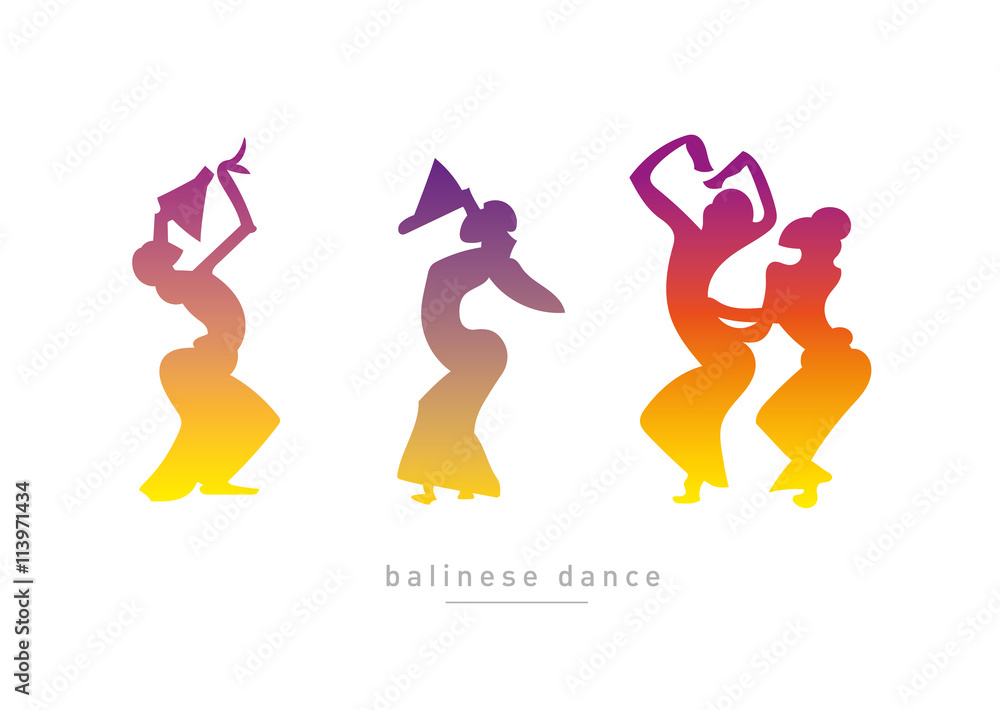 Balinese dancing girls