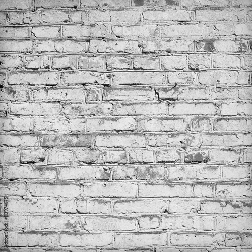 Gray brick wall texture or background.