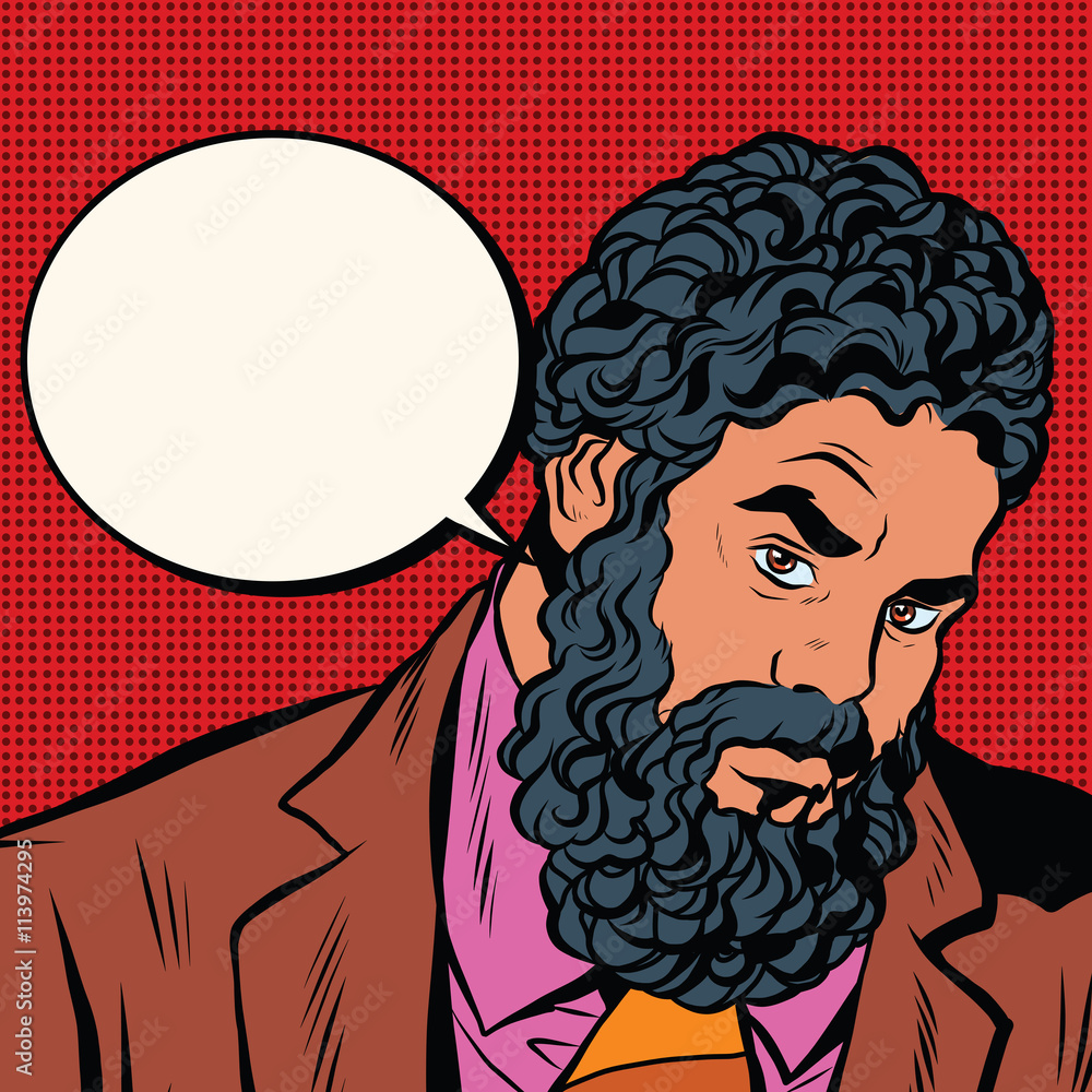 Bearded African American black people Bearded African American black people