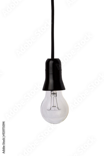 light bulb isolated on a white background