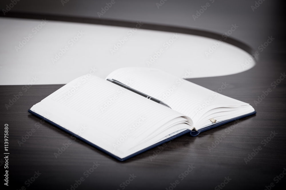 Pan with notebook Pan with notebook