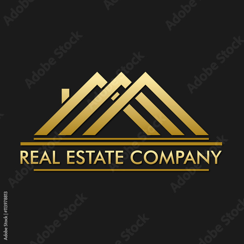 Real Estate Company Logo Vector Design