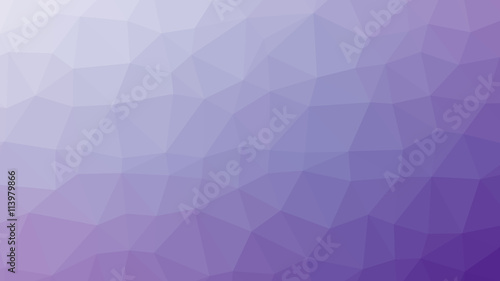 Abstract violet gradient lowploly of many triangles background for use in design