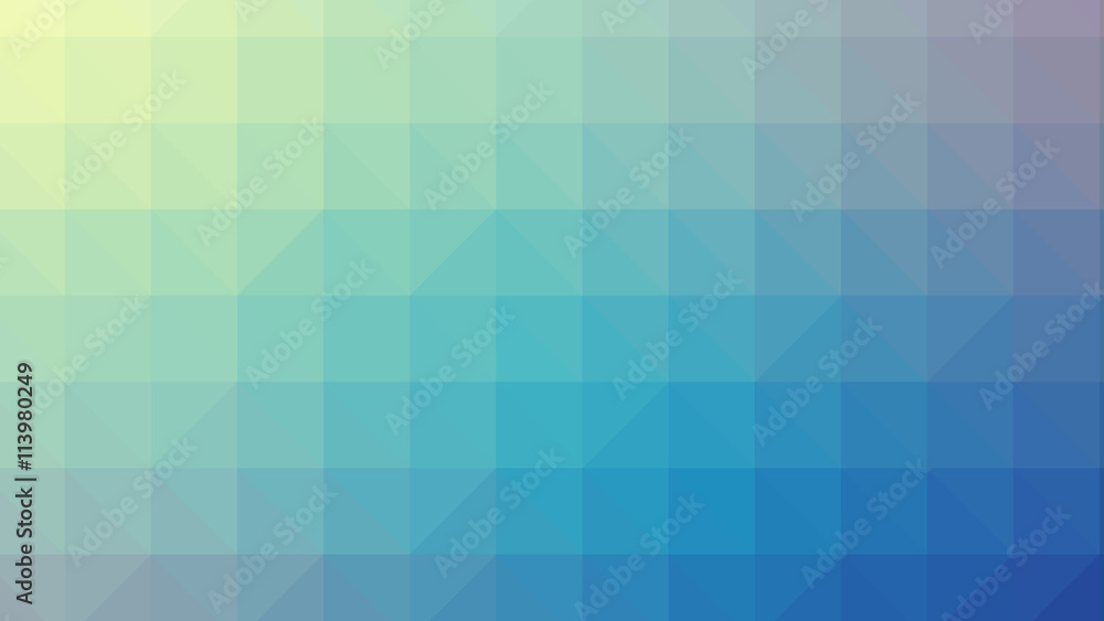 Abstract blue gradient lowploly of many triangles background for use in design Abstract blue gradient lowploly of many triangles background for use in design