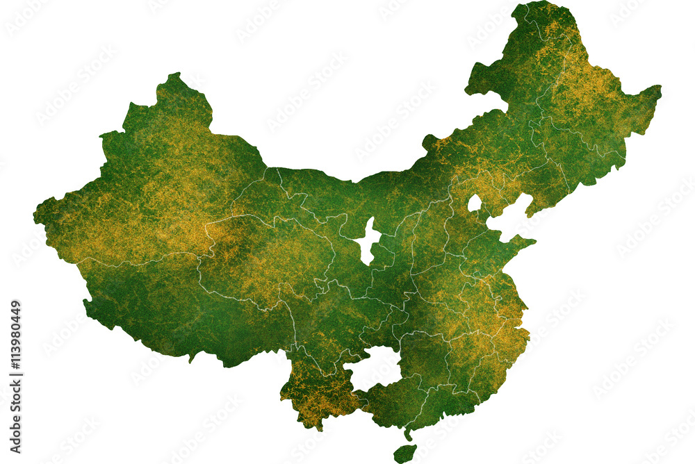 China map Asia continent texture map Stock Illustration | Adobe Stock