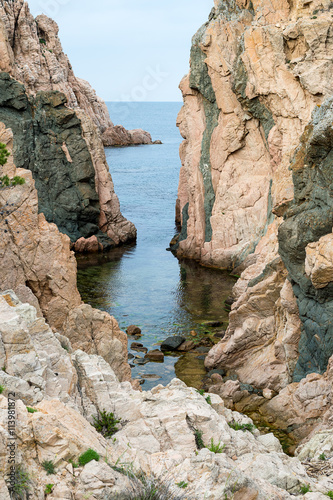 Cliffs and sea