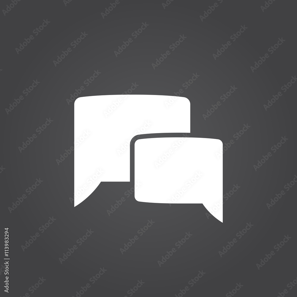 Fototapeta premium chat icon