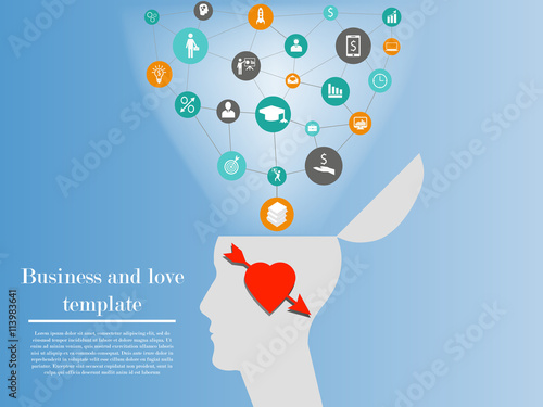 Business and love template