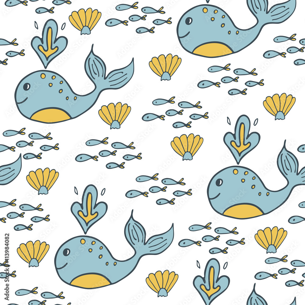 Summer seamless pattern Summer seamless pattern
