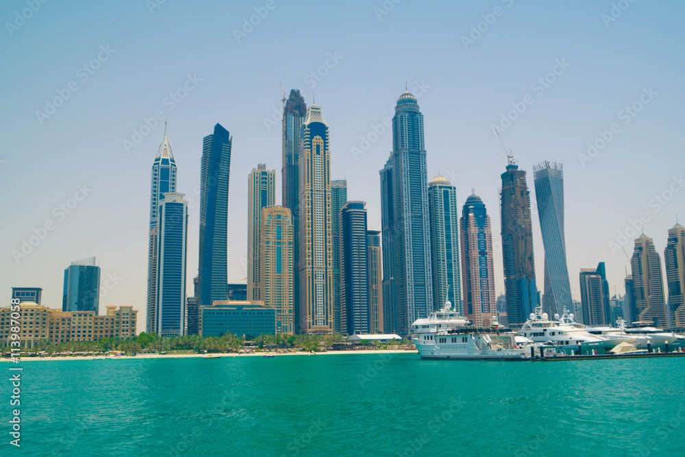 Dubai Marina is a relatively new attraction in Dubai.