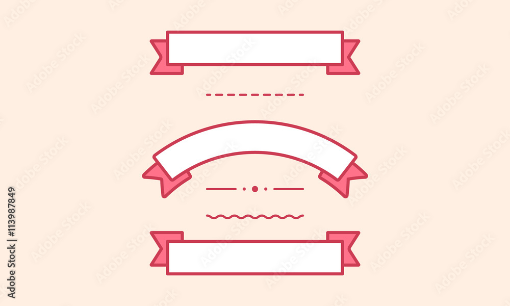 Fototapeta premium Festive ribbon