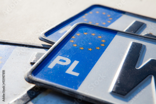 Poland License Plates