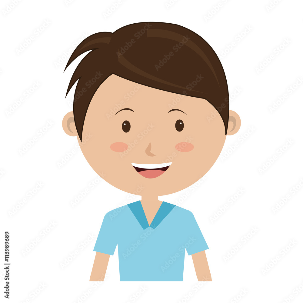 smiling avatar boy,vector graphic smiling avatar boy,vector graphic