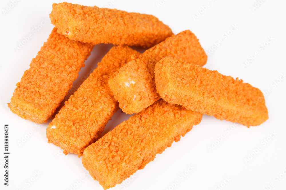 gefrorene Fischstäbchen gefrorene Fischstäbchen