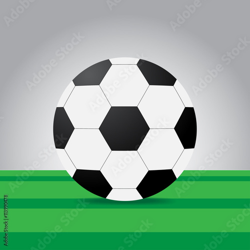 Soccer ball on field