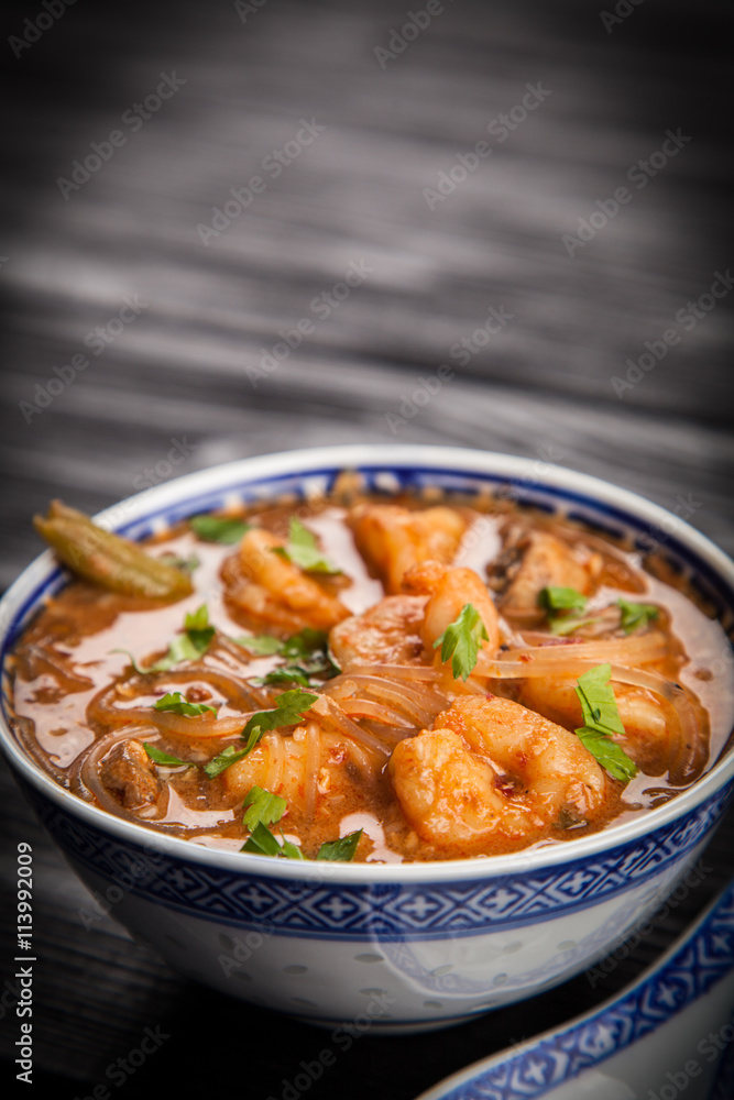 Asian shrimp soup Asian shrimp soup