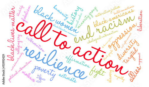 Call To Action Word Cloud