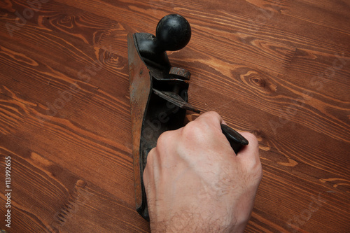 lie on a wooden board Instruments photo