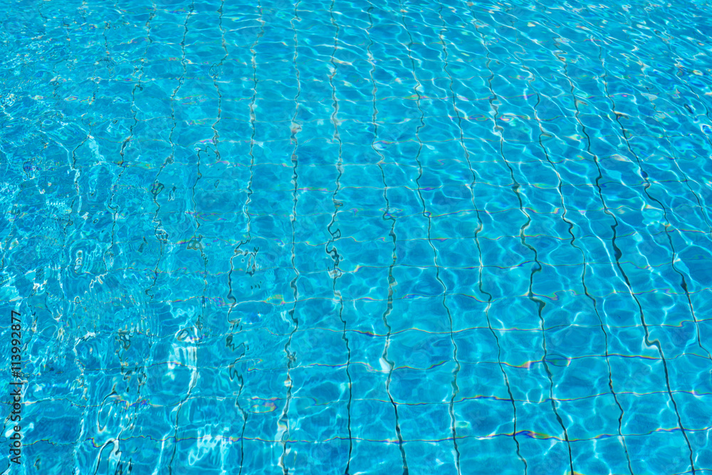 Blue swimming pool  background