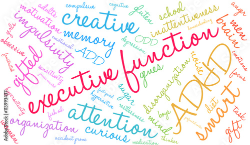 Executive Function Word Cloud